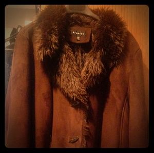 Winter coat polyester material